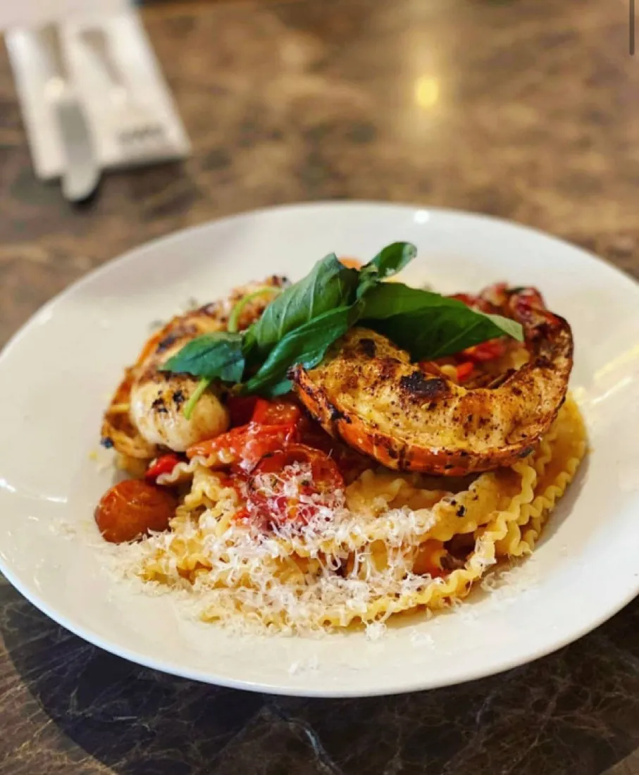 Pâtes aux gambas