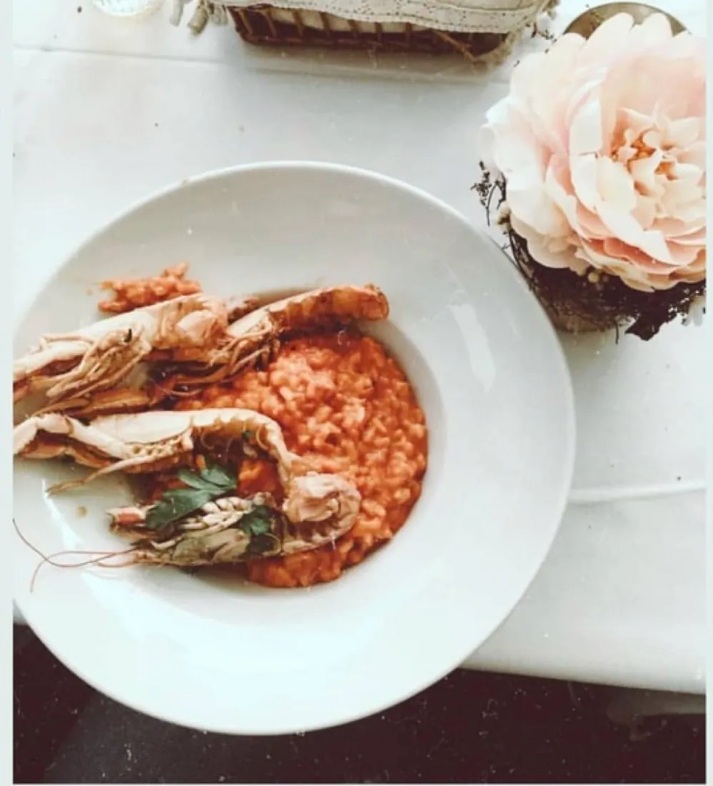 Risotto aux gambas