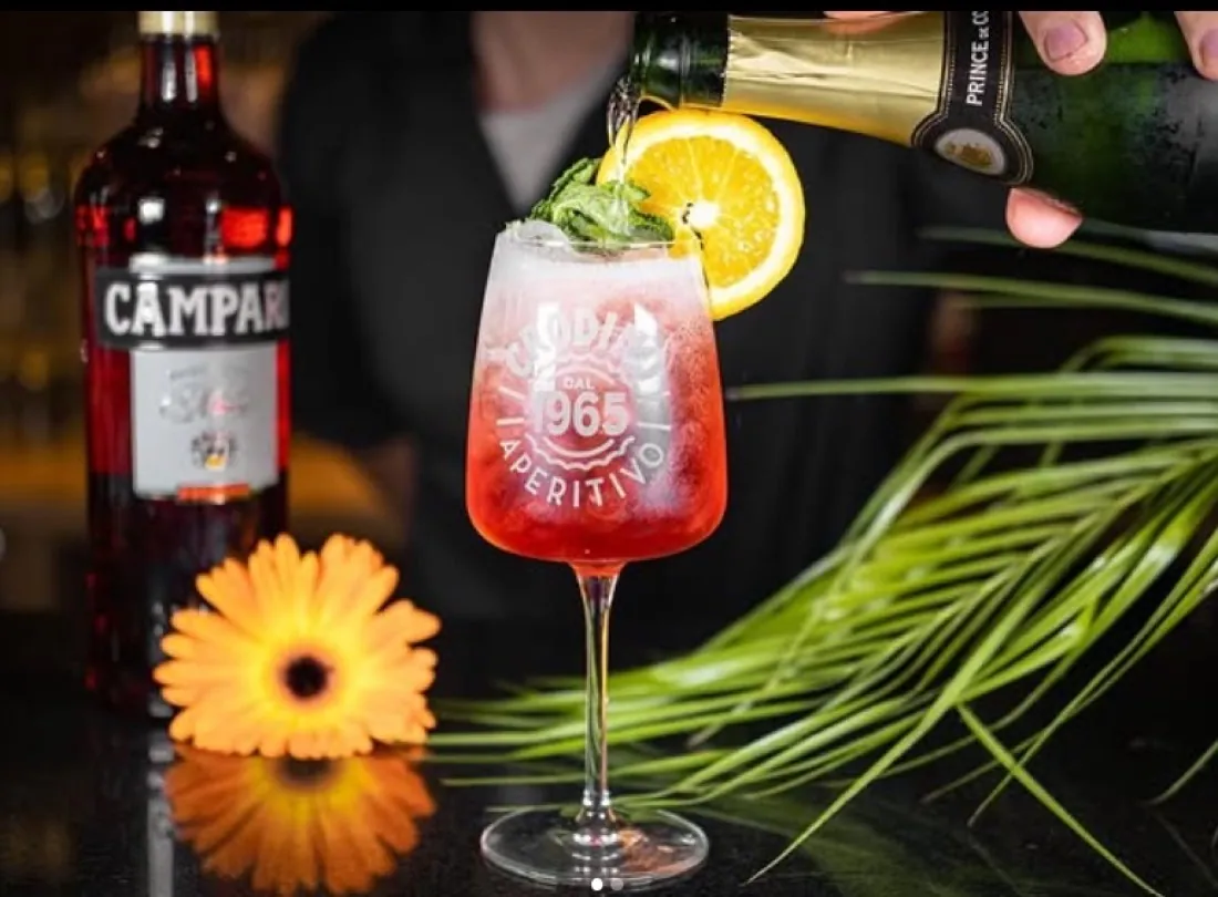 Cocktail signature au bar du Centre Ville Ristorante